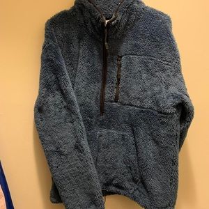 VS Pink blue sherpa sweatshirt